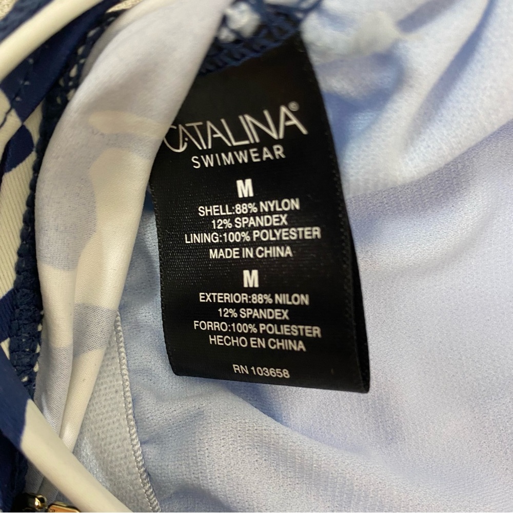 Catalina Swim Top Navy Print - Picture 6 of 9